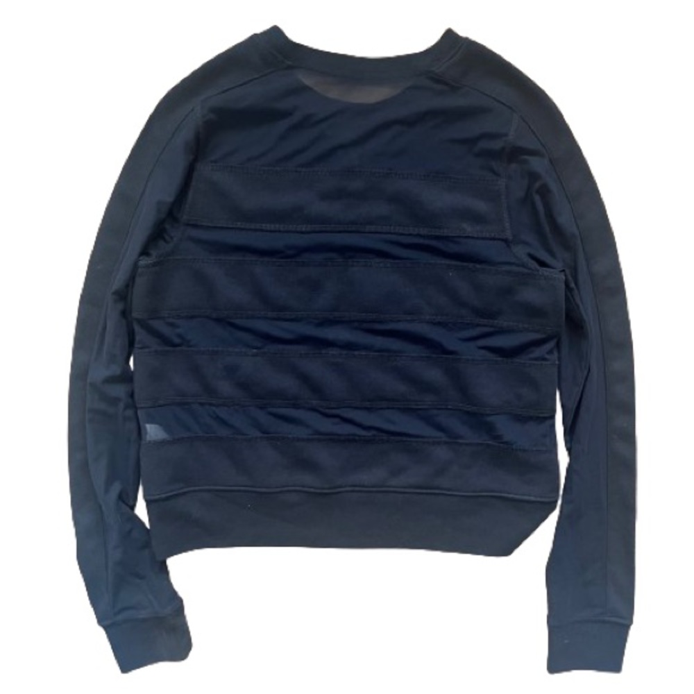 NWT Abercrombie & Fitch Active Mesh Crewneck Sweatshirt - Picture 3 of 3
